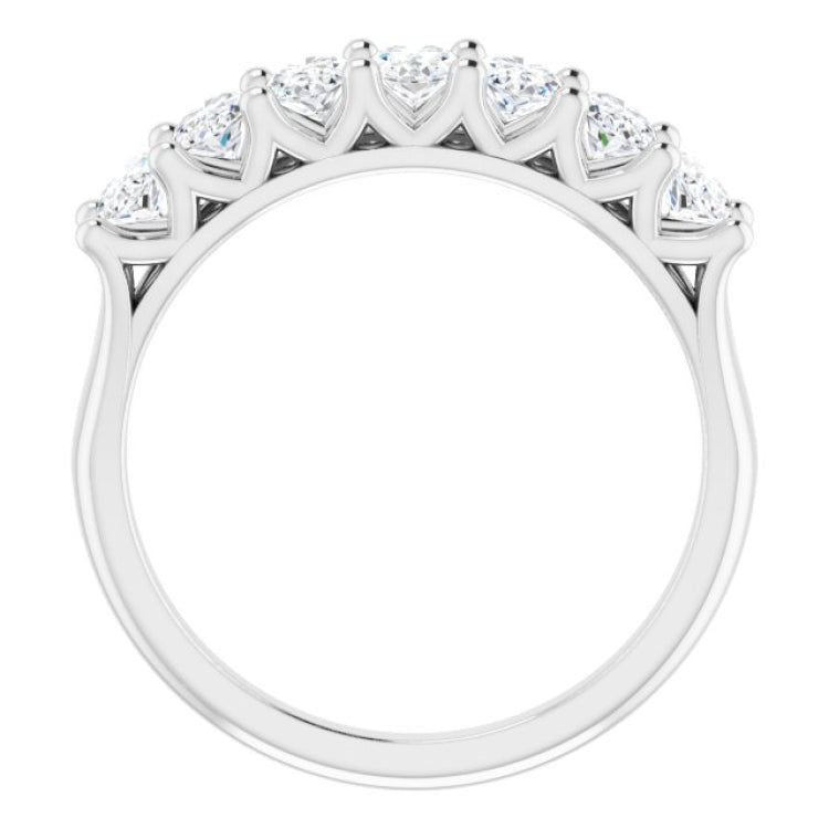 Platinum 1 3/4 CTW Natural Diamond Anniversary Band