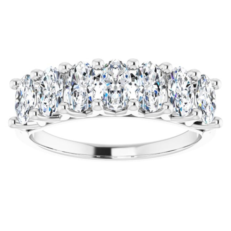 Platinum 1 3/4 CTW Natural Diamond Anniversary Band