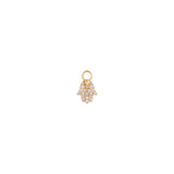 Miriam | Diamond Hamsa Earring Charm