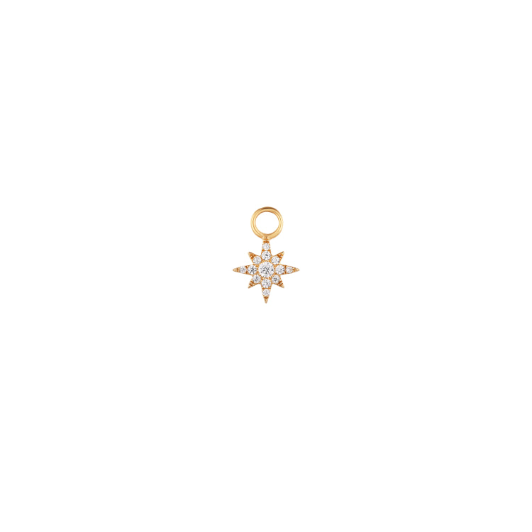 Stella | Diamond Starburst Earring Charm