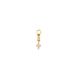 Christa | Diamond Cross Dangle Earring Charm