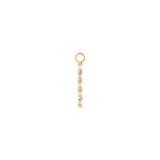 Issa | Baguette Sapphire Bar Earring Charm