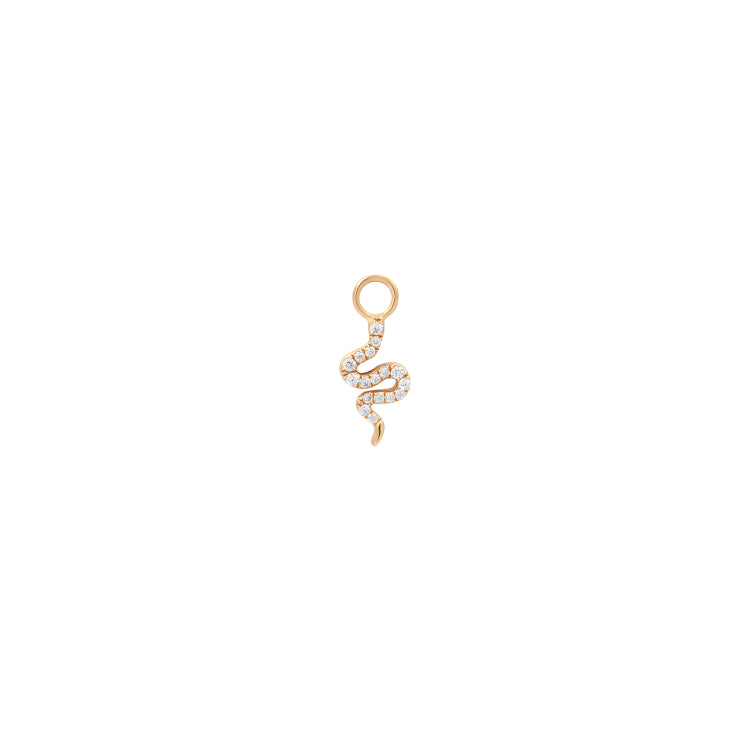 Nefertiti | Diamond Snake Earring Charm