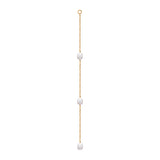 KARISA | Chain Dangle White Pearl Earring Charm