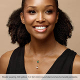 Platinum 1/2 CTW Lab-Grown Diamond 18" Necklace