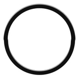 14K White Gold 1 mm Flat Band Size 10