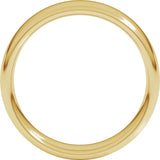 10K Yellow Gold 5.5 mm Comfort-Fit European-Style Band Size 8.5