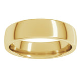 10K Yellow Gold 5.5 mm Comfort-Fit European-Style Band Size 8.5