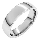 Sterling Silver 5.5 mm Comfort-Fit European-Style Band Size 9