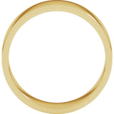 14K Yellow Gold 6 mm Flat Band Size 8