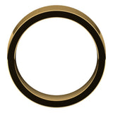 14K Yellow Gold 8 mm Comfort-Fit Flat Band Size 8.5