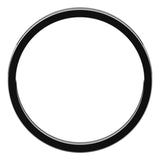 14K White Gold 2 mm Flat Band Size 8.5