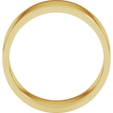 14K Yellow Gold 8 mm Flat Band Size 9.5