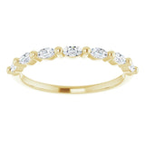 14K Yellow 1/3 CTW Natural Diamond Anniversary Band