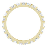 14K Yellow 1 1/6 CTW Natural Diamond Eternity Band Size 6