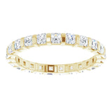 14K Yellow 1 1/6 CTW Natural Diamond Eternity Band Size 6