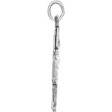 Sterling Silver 18x18 mm Four-Way Cross Medal