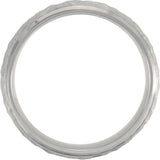 Titanium 7 mm Beveled-Edge Inlay Band Size 10