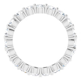 18K White 1 7/8 CTW Natural Diamond Eternity Band Size 7