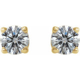 14K Yellow 1/4 CTW Natural Diamond Stud Earrings