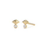 GIZA | Pyramid Diamond Studs