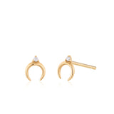 GLORIA | Diamond Arc Studs