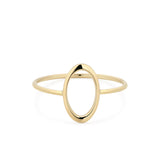 IRENE | Open Oval Ring