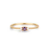 EVIE | Amethyst and Diamond Ring
