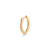 Medusa | Snake Single Huggie Hoop