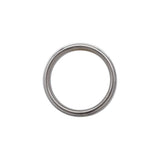 Tungsten 8 mm Stepped-Edge Inlay Comfort-Fit Band  Size 8