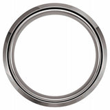 Tungsten 8 mm Beveled-Edge Comfort-Fit Band Size 7