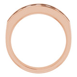 14K Rose 1 CTW Natural Diamond Band