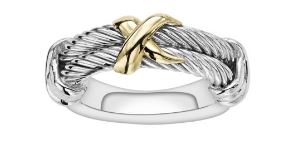 S/Silver & Alt.Metal Ring