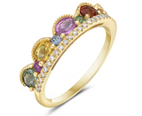 Colored Stone Ring