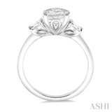 Oval Shape Diamond Engagement Ring