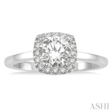 Light Weight Diamond Engagement Ring