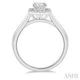 Light Weight Diamond Engagement Ring