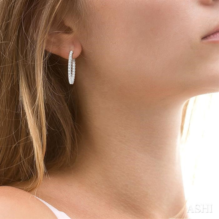 Diamond Hoop Earrings - 624B0TEADFGERWG-4.00 – Tara & Co Diamond Hoop Earrings - 624B0TEADFGERWG-4.00 – Tara & Co