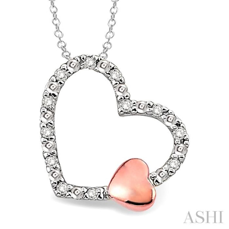 Heart Shaped Moissanite Diamond Necklace - Shraddha Shree Gems