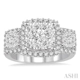 Lovebright Past Present & Future Diamond Ring