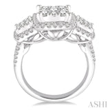 Lovebright Past Present & Future Diamond Ring