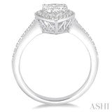 Pear Shape Semi-Mount Diamond Engagement Ring