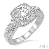 Semi-Mount Diamond Engagement Ring