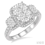 Past Present & Future Lovebright Diamond Fashion Ring