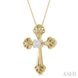 Lovebright Cross Diamond Fashion Pendant