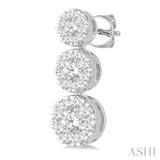 Past Present & Future Lovebright Diamond Earrings