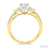 Semi-Mount Diamond Engagement Ring