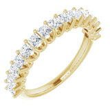 14K Yellow 5/8 CTW Lab-Grown Diamond Anniversary Band