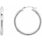 Tube Hoop Earrings