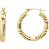 Tube Hoop Earrings